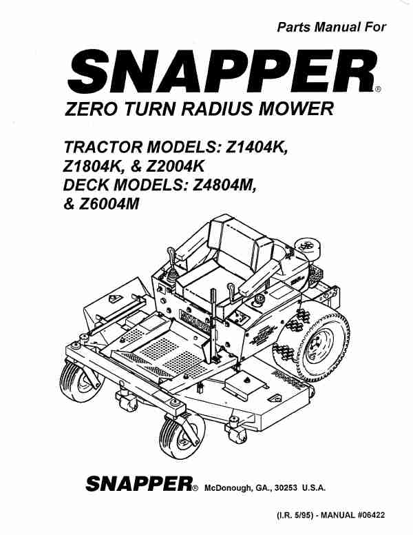 Snapper Lawn Mower Z6004M-page_pdf